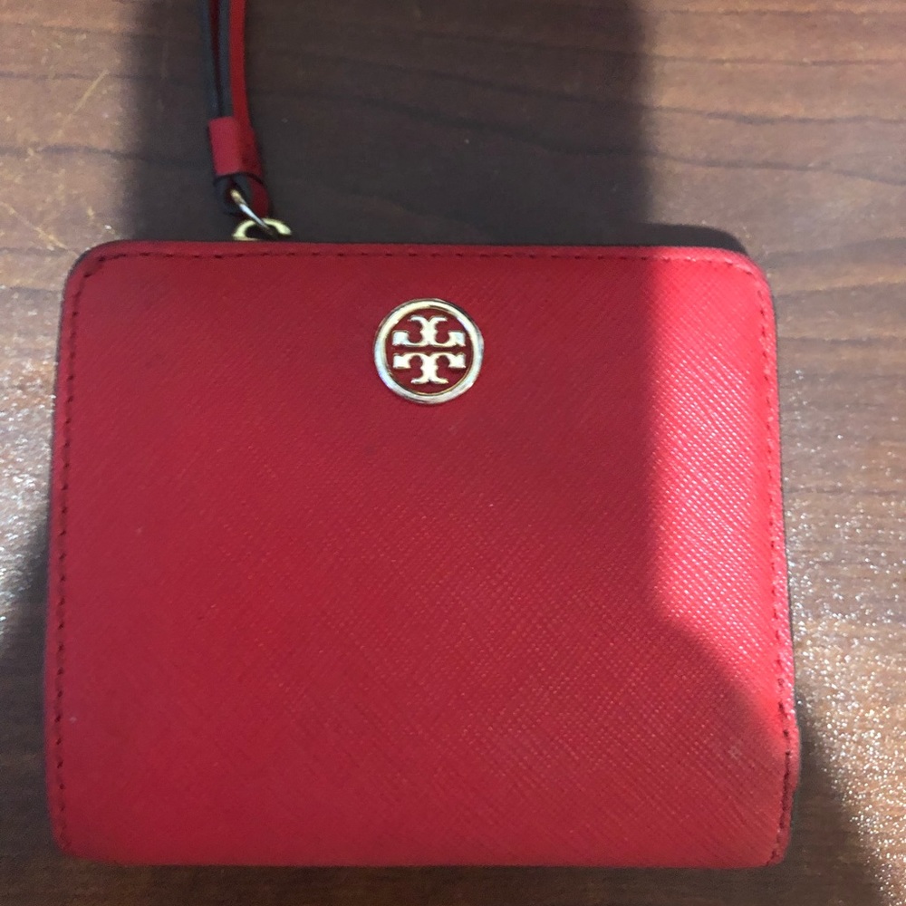 Tory Burch small red wallet